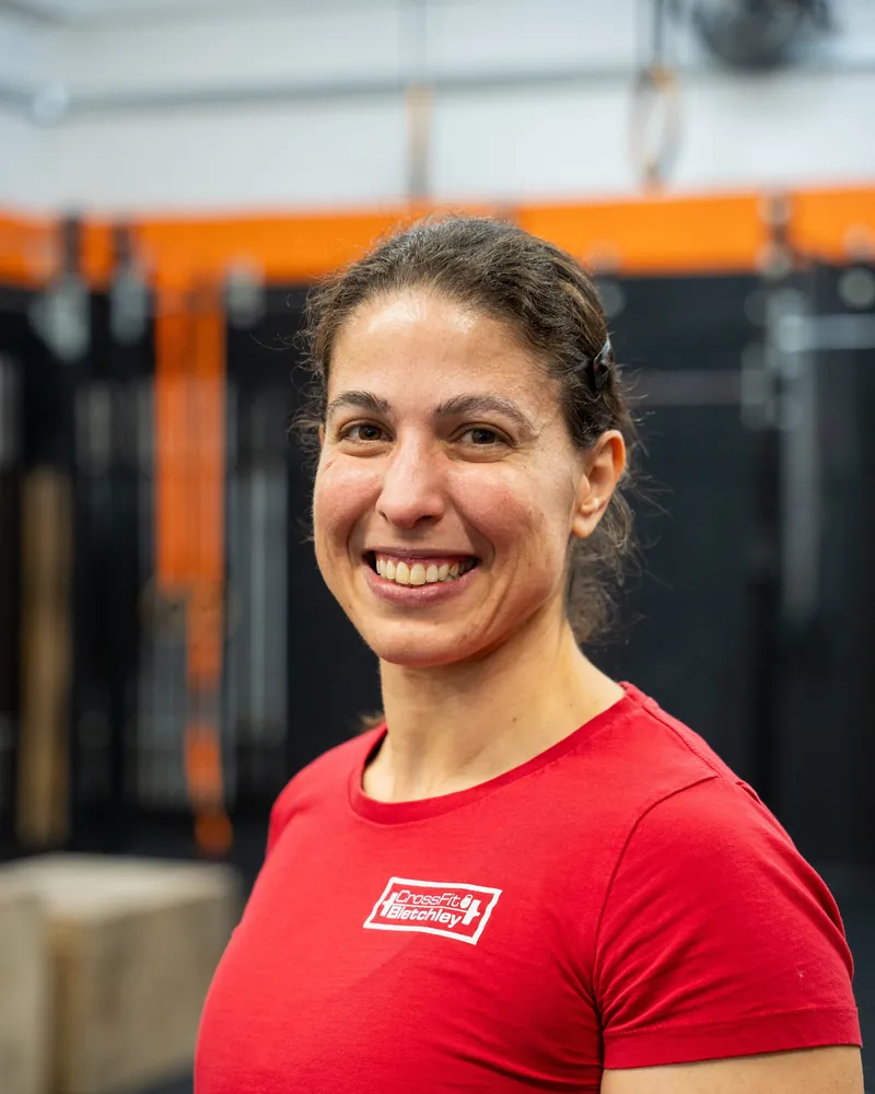 Ari, a coach at CrossFit Bletchley