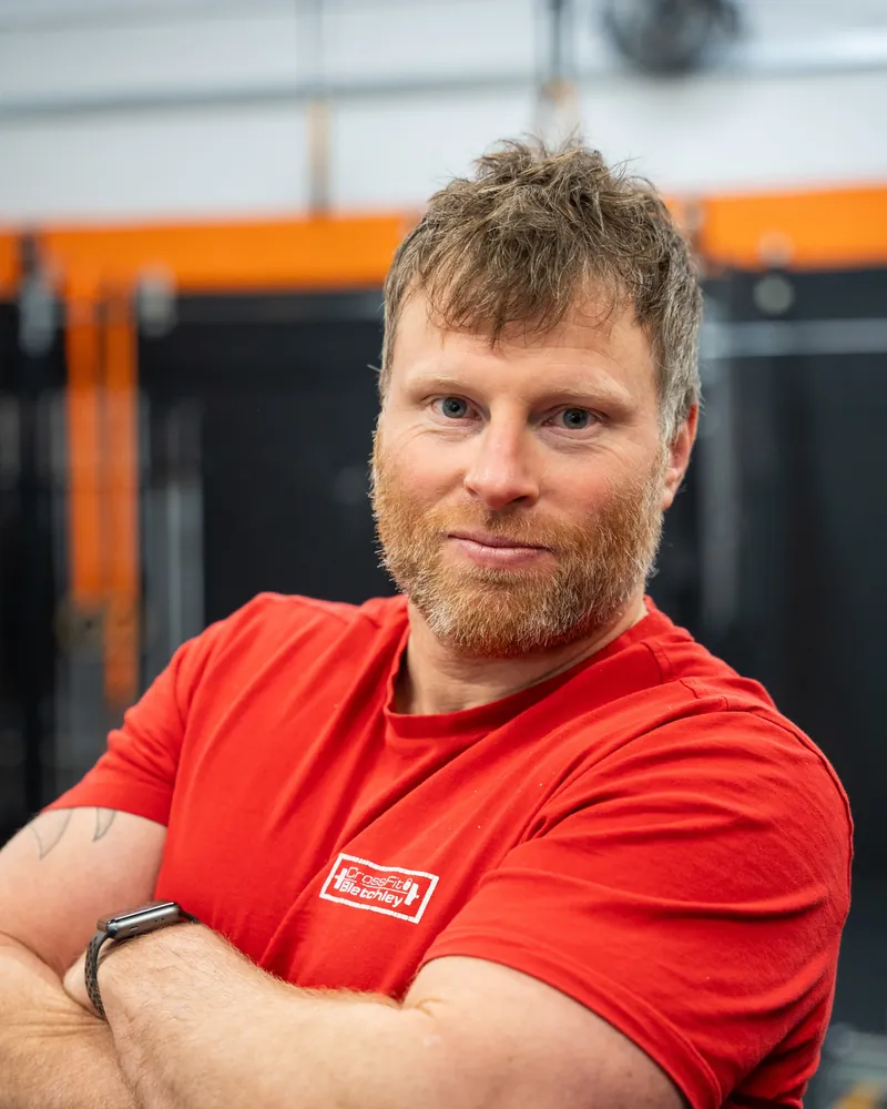 Derrick, a coach at CrossFit Bletchley